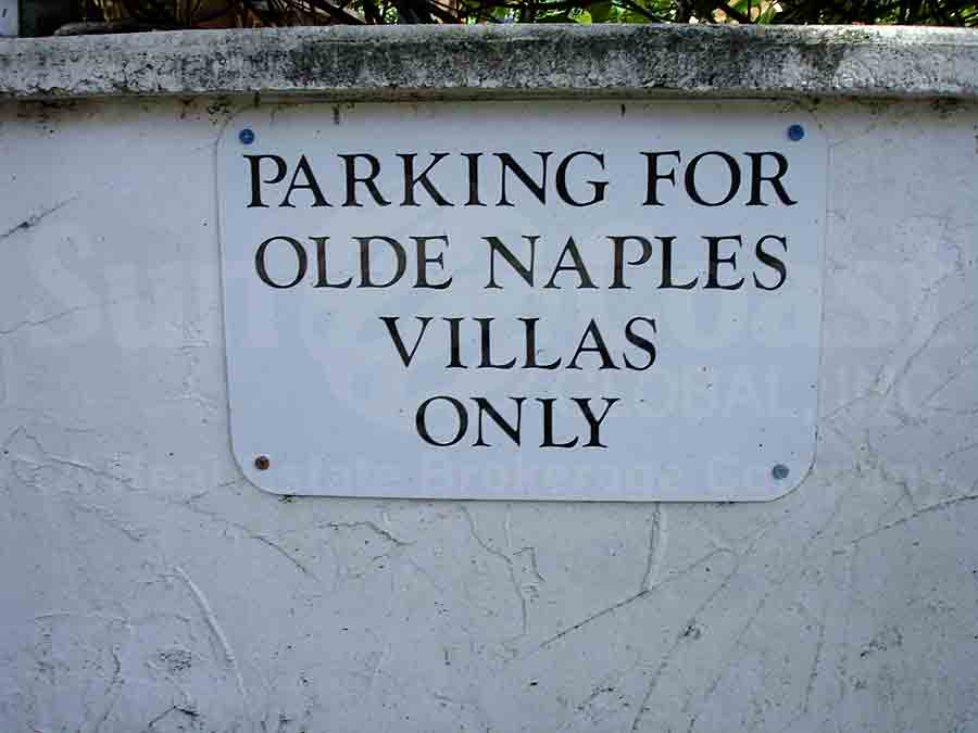 Olde Naples Villas Signage